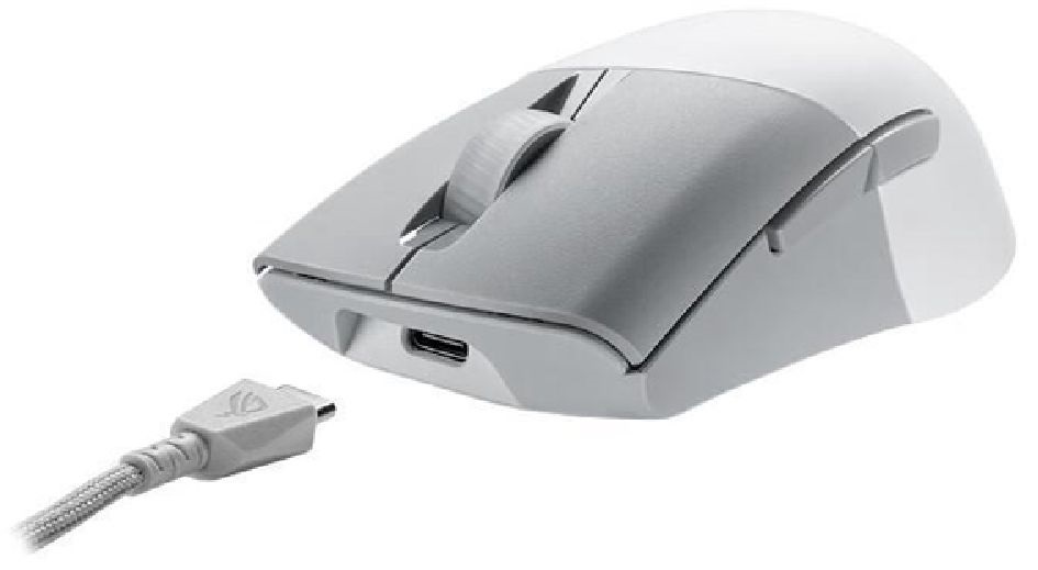 Asus ROG Keris Wireless AimPoint fehér vezeték nélküli egér