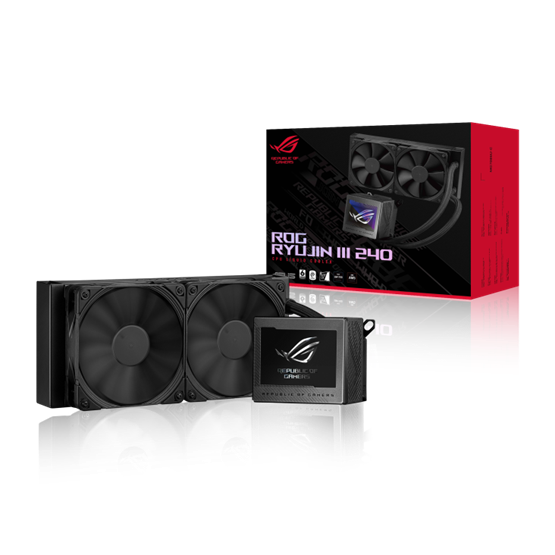 Asus ROG RYUJIN III 240 vízhűtéses processzor hűtő