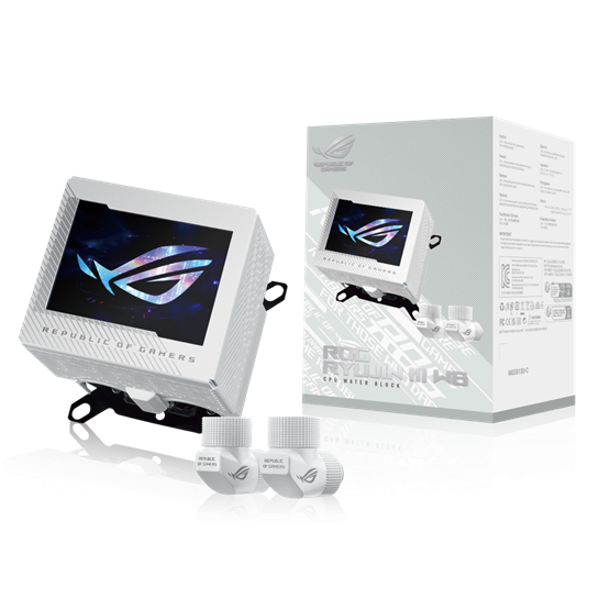 Asus ROG RYUJIN III WB fehér vízhűtéses processzor hűtő
