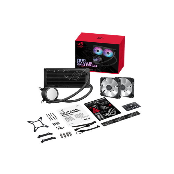 Asus ROG RYUO III 240 ARGB fekete vízhűtéses processzor hűtő