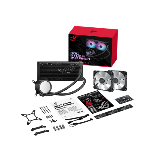 Asus ROG RYUO III 240 ARGB fekete vízhűtéses processzor hűtő
