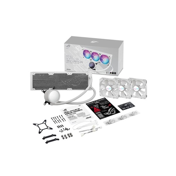 Asus ROG RYUO III 360 ARGB fehér vízhűtéses processzor hűtő