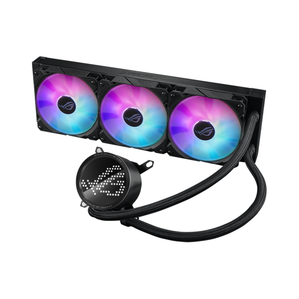 Asus ROG RYUO III 360 ARGB fekete vízhűtéses processzor hűtő