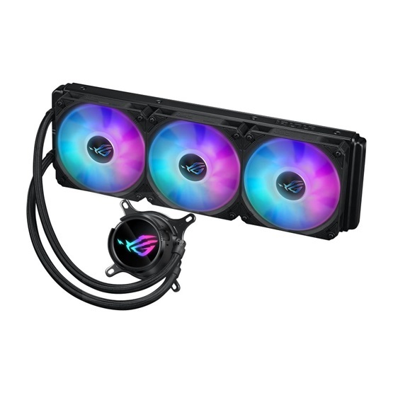 Asus ROG STRIX LC III 360 ARGB fekete vízhűtéses processzor hűtő