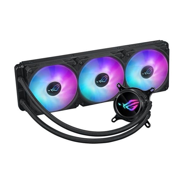 Asus ROG STRIX LC III 360 ARGB fekete vízhűtéses processzor hűtő