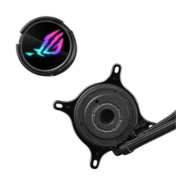 Asus ROG STRIX LC III 360 ARGB fekete vízhűtéses processzor hűtő