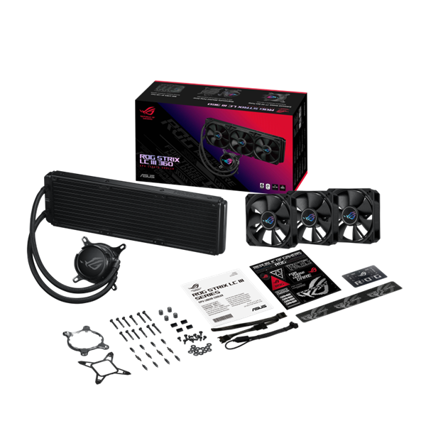 Asus ROG STRIX LC III 360 vízhűtéses processzor hűtő