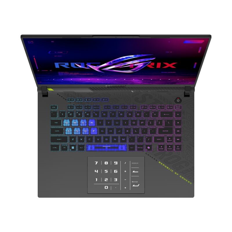 Asus ROG Strix 16"WQXGA/AMD Ryzen 9 9955HX3D/32GB/1TB/RTX 5070 Ti 12GB/Win11/szürke laptop
