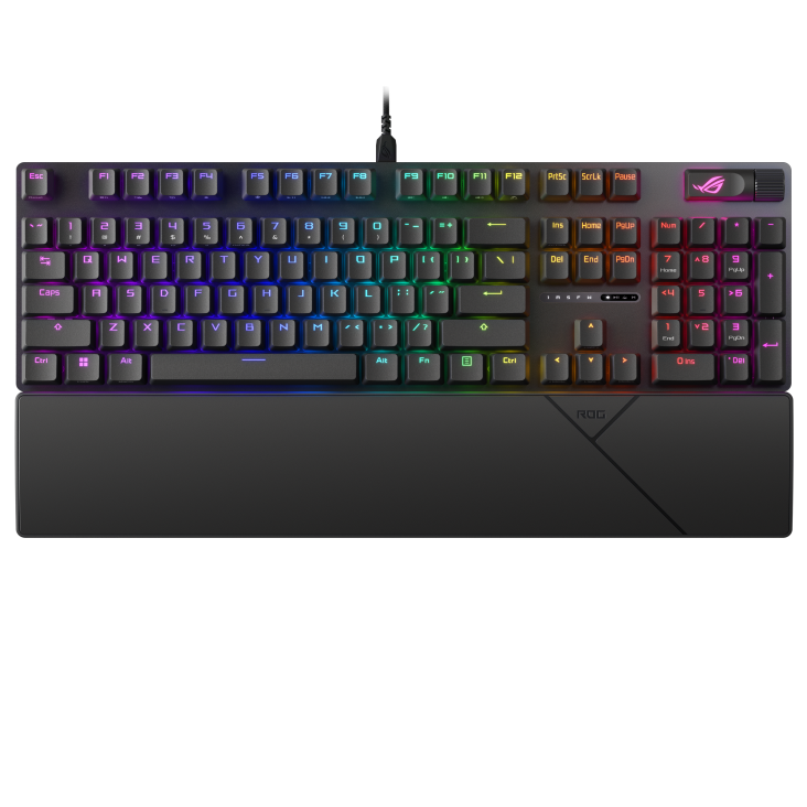 Asus ROG Strix Scope II HUN USB fekete vezetékes billentyűzet