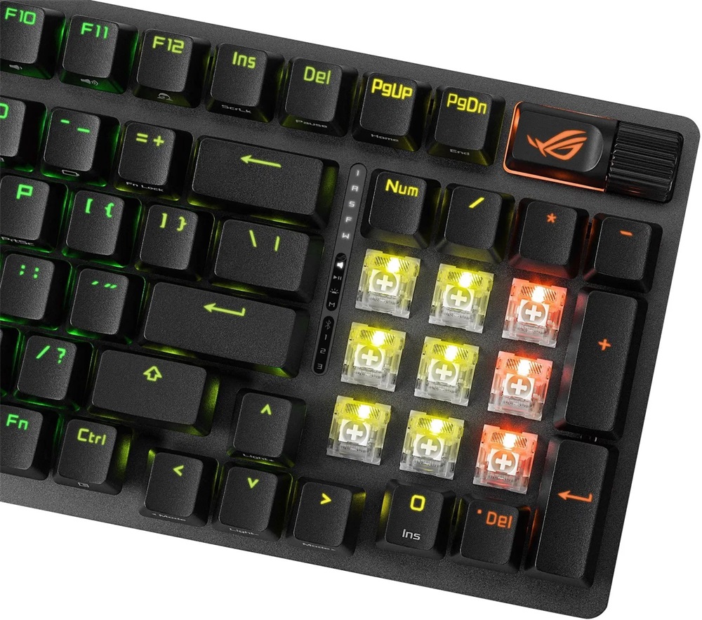 Asus ROG Strix Scope II HUN USB fekete vezetékes billentyűzet