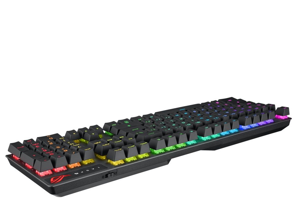 Asus ROG Strix Scope NX Wireless Deluxe XA09 mechanikus gamer billentyűzet