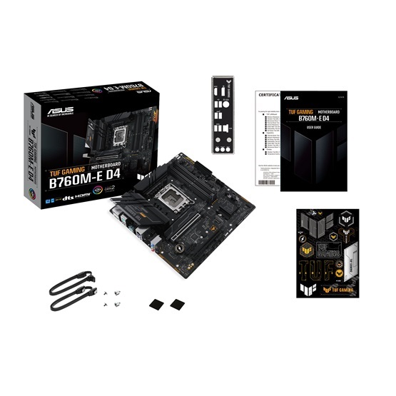 Asus TUF GAMING B760M-E D4 Intel B760 LGA1700 mATX alaplap