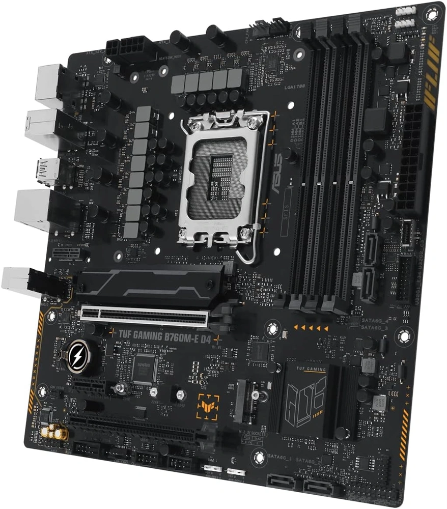 Asus TUF GAMING B760M-E D4 Intel B760 LGA1700 mATX alaplap