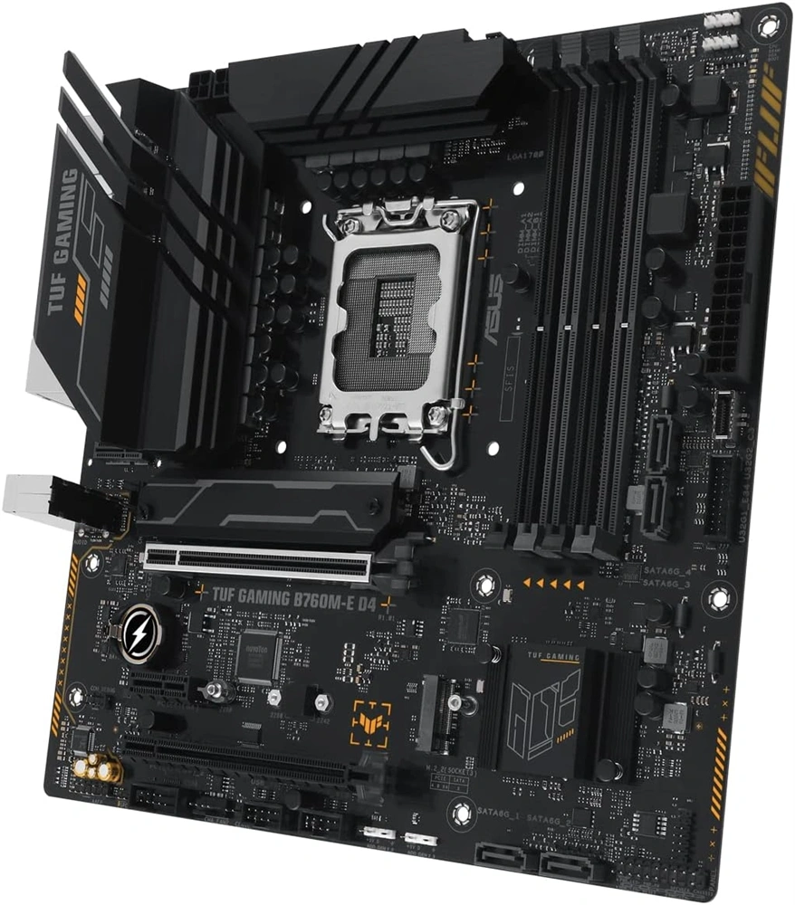 Asus TUF GAMING B760M-E D4 Intel B760 LGA1700 mATX alaplap