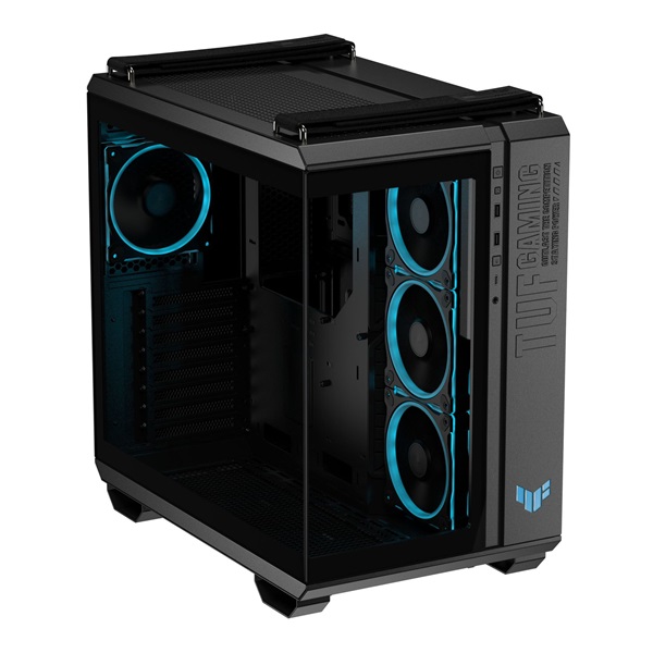 Asus TUF GAMING GT502 HORIZON fekete (táp nélküli) ablakos ATX ház