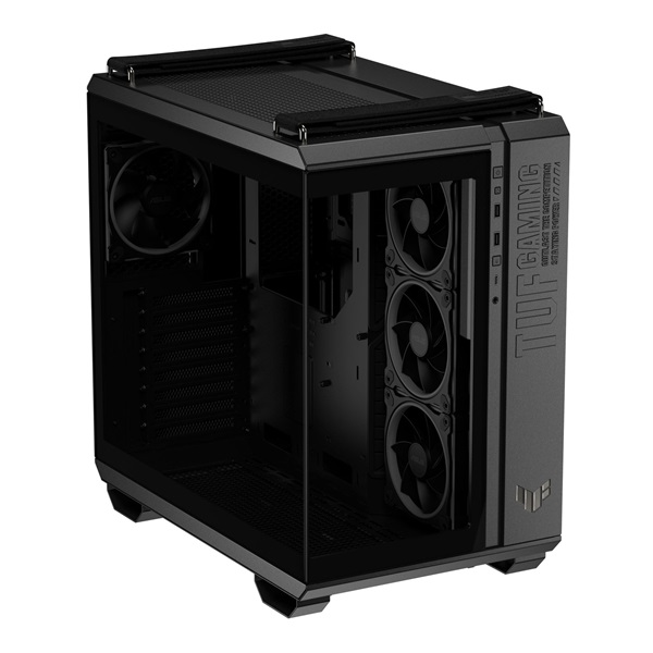 Asus TUF GAMING GT502 HORIZON fekete (táp nélküli) ablakos ATX ház