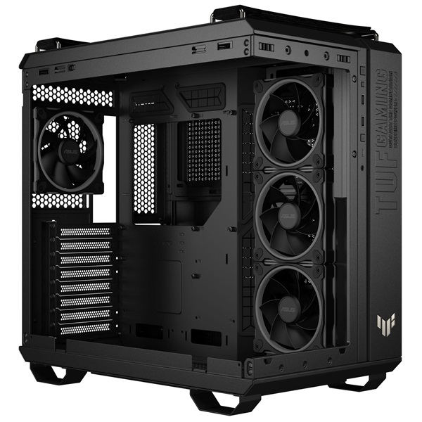 Asus TUF GAMING GT502 HORIZON fekete (táp nélküli) ablakos ATX ház