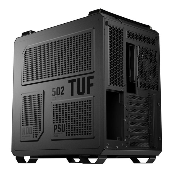 Asus TUF GAMING GT502 HORIZON fekete (táp nélküli) ablakos ATX ház