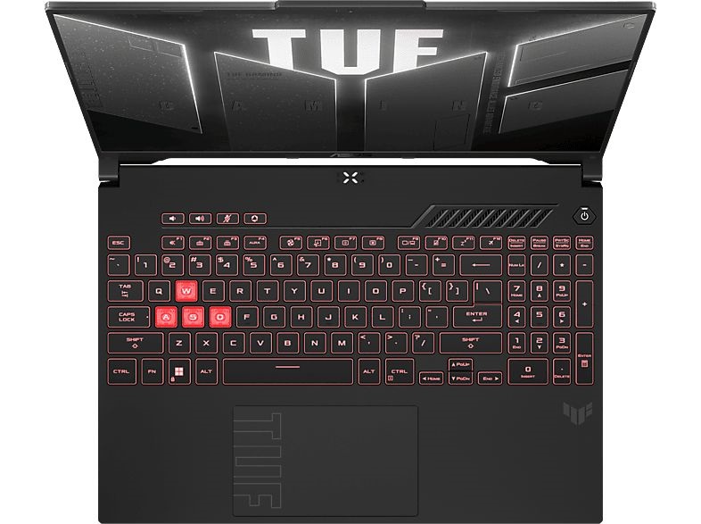 Asus TUF Gaming FA607PI-QT004W 16"WQXGA/AMD Ryzen 9-7845HX/16GB/1TB/RTX 4070 8GB/Win11/szürke laptop