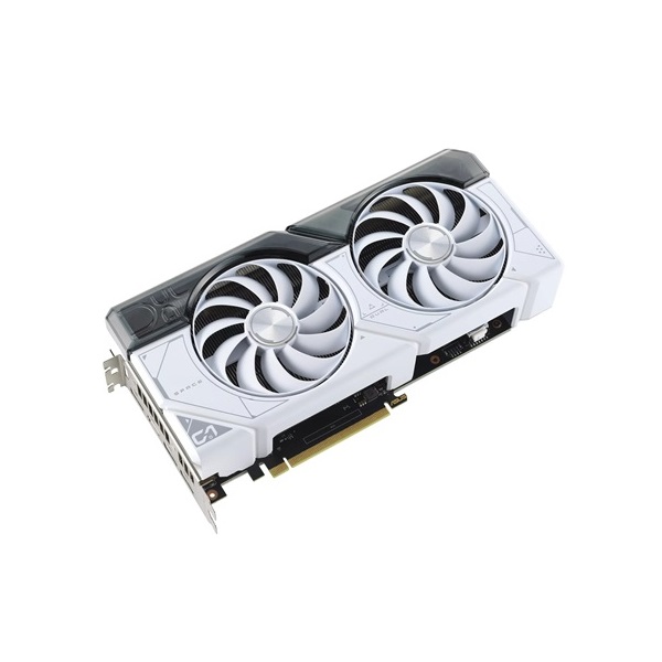 Asus Videokártya - nVidia DUAL-RTX4070-O12G-WHITE (12288MB, GDDR6X, 2550/21000 Mhz, 192bit, 1xHDMI, 3xDP)