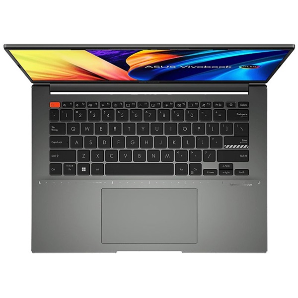 Asus Vivobook M5402RA-M9088W 14,5"2,8K/AMD Ryzen 7-6800H/16GB/512GB/Int.VGA/Win11/szürke laptop (Újszerű)
