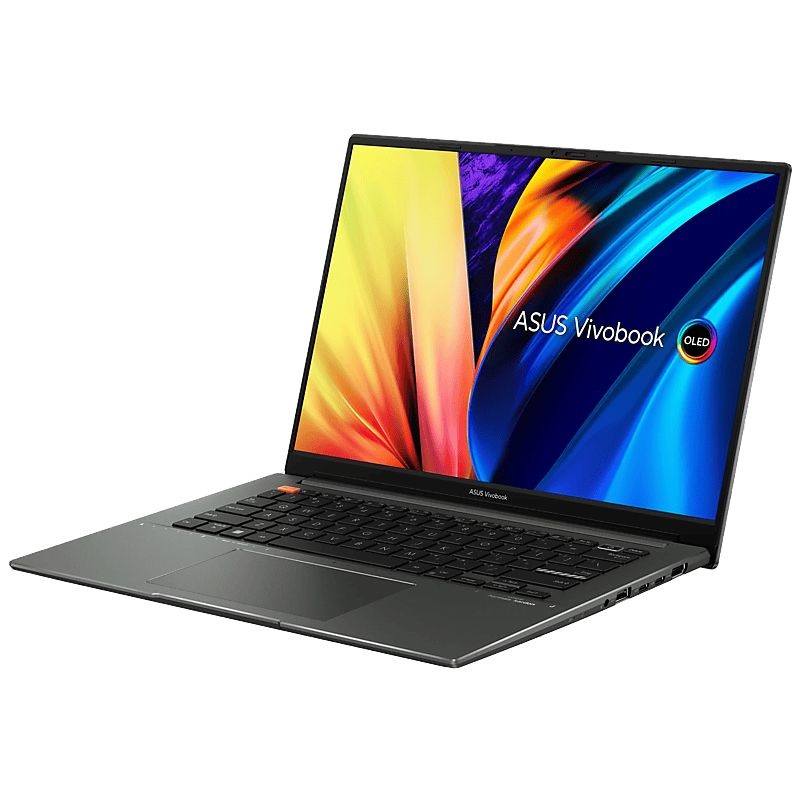 Asus Vivobook M5402RA-M9088W 14,5"2,8K/AMD Ryzen 7-6800H/16GB/512GB/Int.VGA/Win11/szürke laptop (Újszerű)