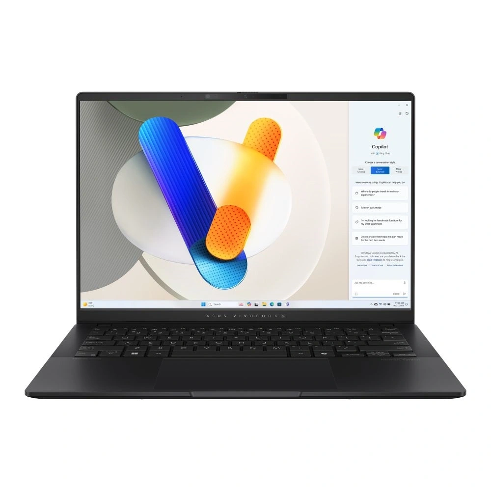 Asus Vivobook S 14 M5406NA-PP014W 14" OLED WQXGA+/AMD Ryzen 5 7535HS/16GB/512GB/Int.VGA/Win11/fekete laptop (Újszerű)