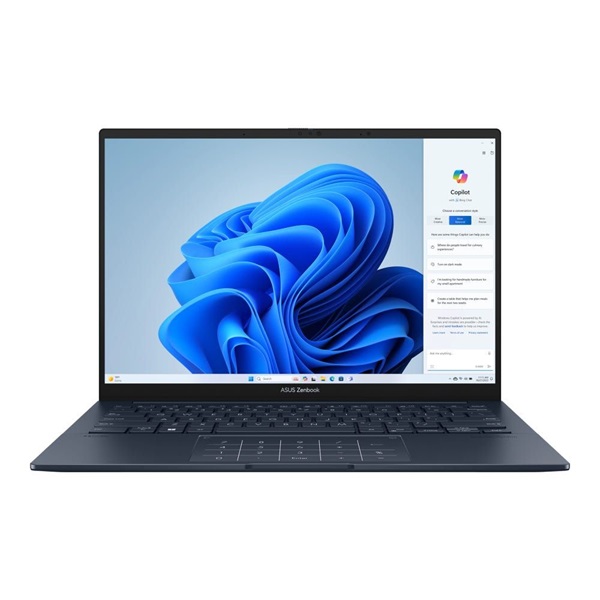 Asus ZenBook 14 UX3405CA-PP156W 14"WQ+/Intel Core Ultra 9 285H/16GB/1TB/Int.VGA/Win11/kék laptop