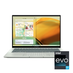 Asus ZenBook UX3402ZA-KP655W 14"WQXGA/Intel Core i5-1240P/16GB/512GB/Int.VGA/Win11/menta laptop (Újracsomagolt)