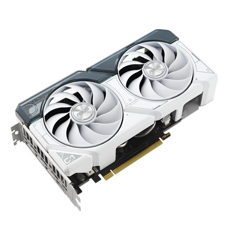 Asus nVidia DUAL-RTX4060-O8G-WHITE (8192MB, GDDR6, 2535/17000 Mhz, 128bit, 1xHDMI2.1, 3xDP1.4) videokártya
