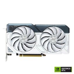 Asus nVidia DUAL-RTX4060-O8G-WHITE (8192MB, GDDR6, 2535/17000 Mhz, 128bit, 1xHDMI2.1, 3xDP1.4) videokártya