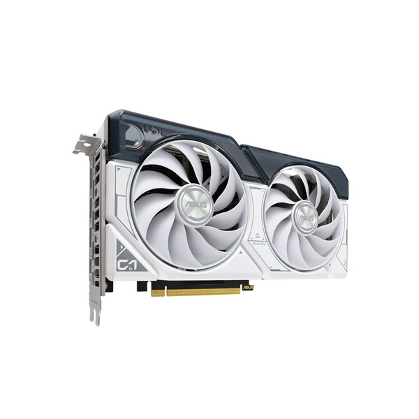 Asus nVidia DUAL-RTX4060-O8G-WHITE (8192MB, GDDR6, 2535/17000 Mhz, 128bit, 1xHDMI2.1, 3xDP1.4) videokártya