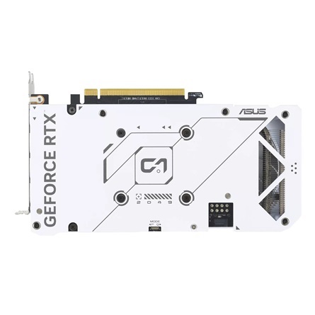 Asus nVidia DUAL-RTX4060-O8G-WHITE (8192MB, GDDR6, 2535/17000 Mhz, 128bit, 1xHDMI2.1, 3xDP1.4) videokártya