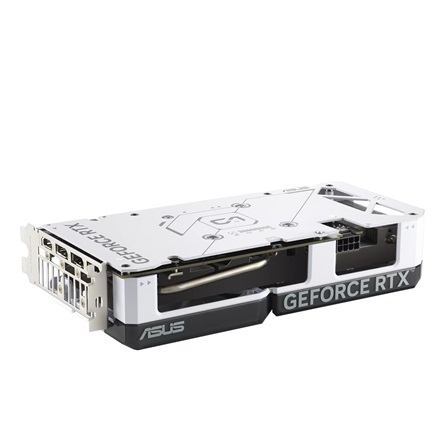 Asus nVidia DUAL-RTX4060-O8G-WHITE (8192MB, GDDR6, 2535/17000 Mhz, 128bit, 1xHDMI2.1, 3xDP1.4) videokártya