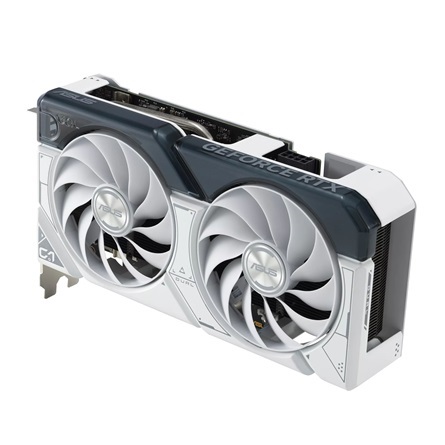Asus nVidia DUAL-RTX4060TI-O8G-WHITE (8192MB, GDDR6, 2595/18000 Mhz, 128bit, HDMI2.1, 3xDP1.4) videokártya