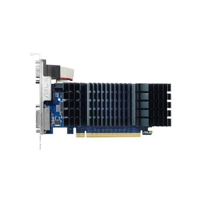 Asus nVidia GT730-SL-2GD5-BRK (2048MB DDR5, 64bit, 902/5010Mhz, Dsub, DVI, HDMI, Low Profile, Passzív) videokártya