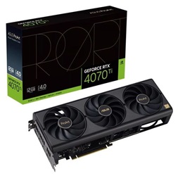 Asus nVidia PROART-RTX4070TI-12G (12288MB, GDDR6X, 2640/21000 Mhz, 192bit, 1xHDMI, 3xDP) videokártya