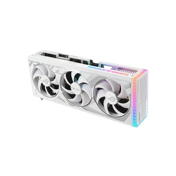 Asus nVidia ROG-STRIX-RTX4090-O24G-WHITE (24576MB, GDDR6X, 2640/21000 Mhz, 384bit, 2xHDMI, 3xDP) videokártya