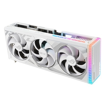 Asus nVidia ROG-STRIX-RTX4090-O24G-WHITE (24576MB, GDDR6X, 2640/21000 Mhz, 384bit, 2xHDMI, 3xDP) videokártya