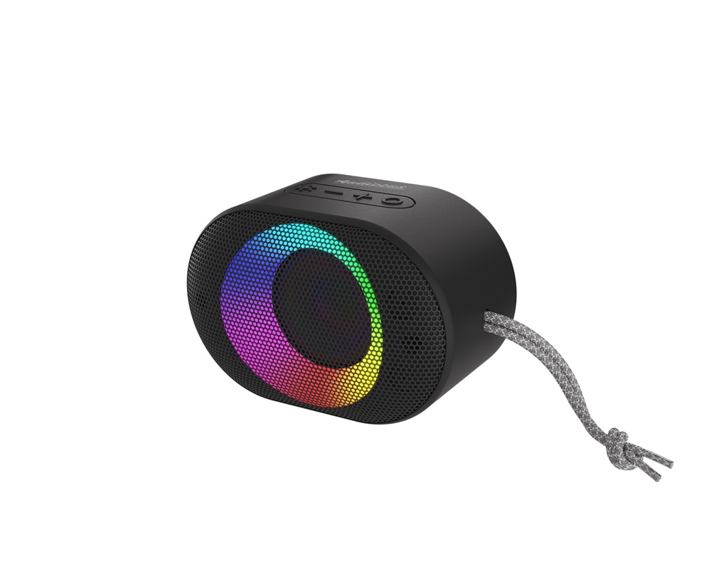 Audictus Aurora Mini RGB fekete Bluetooth hangszóró