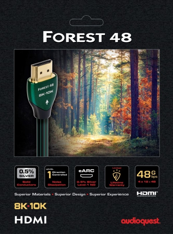 AudioQuest Forest HDM48FOR300 3m HDMI 2.1 kábel