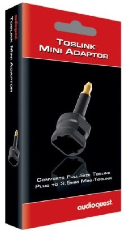 AudioQuest OPLNKMINIADAPT Toslink - 3,5mm jack optikai adapter