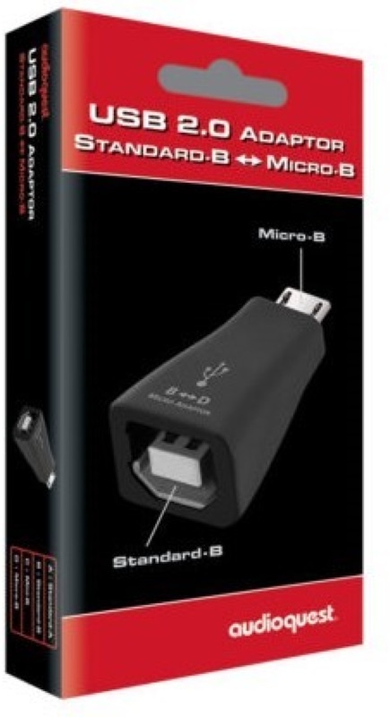 AudioQuest USBMICROAD USB 2.0/3.0 Type-B - Micro USB adapter