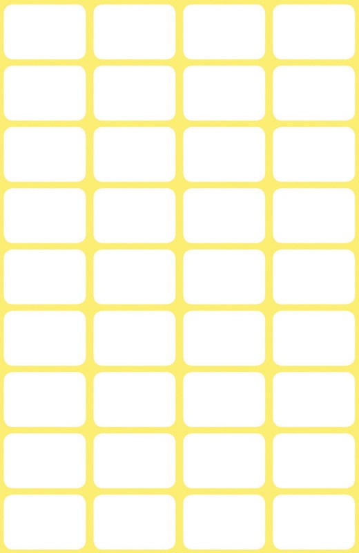 Avery 3042 18x12mm univerzális 216db-os fehér etikett