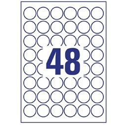 Avery L4716-20 30 mm időjárásálló 960 db-os köretikett