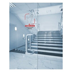 Avery L8013-10 antimikrobiális 105x148mm átlátszó fóliacímke
