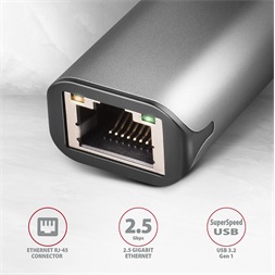 Axagon ADE-25R Type-A USB 3.2 - Gigabit Ethernet adapter