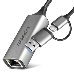 Axagon ADE-TXCA Type-A + Type-C USB 3.2 - Gigabit Ethernet adapter