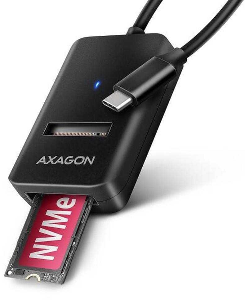 Axagon ADM2-CM USB-C 3.2 Gen2 - 1x NVMe/SATA SDD adapter