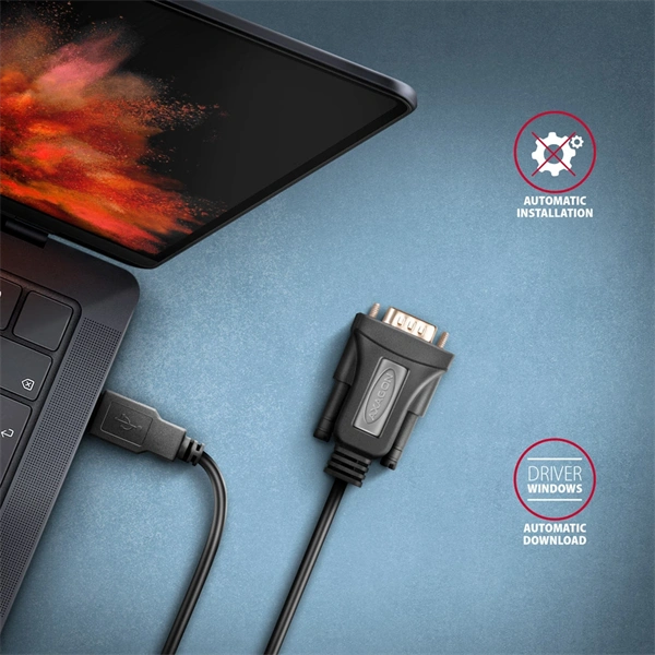 Axagon ADS-1PQN USB - soros aktív adapter kábel